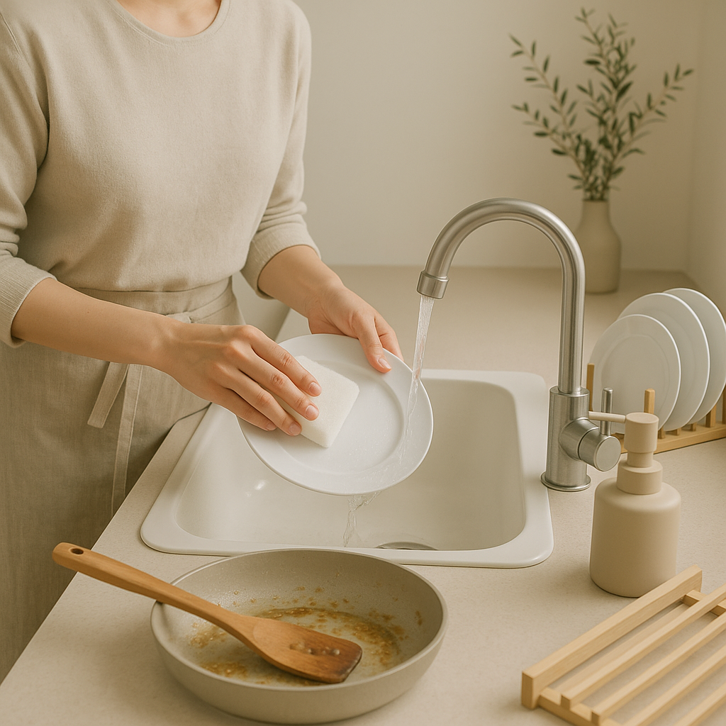 料理後の洗い物ゼロ！「ながら洗い」で片付けが劇的にラクになる方法